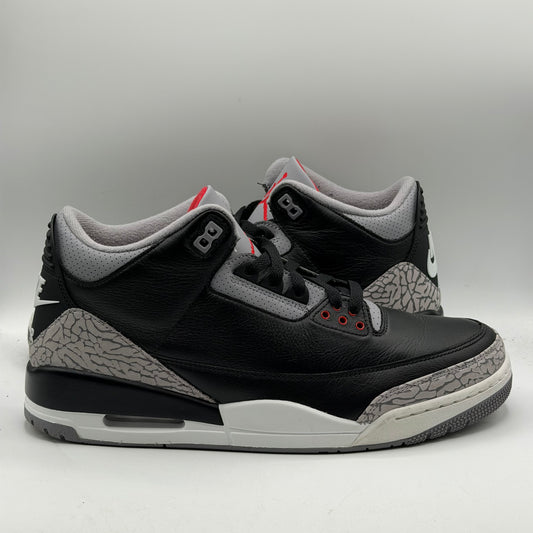 (USED) Jordan 3 Black Cement (2024) Size 12