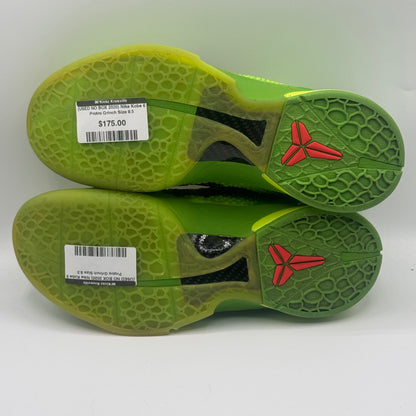 (USED NO BOX 2020) Nike Kobe 6 Protro Grinch Size 9.5