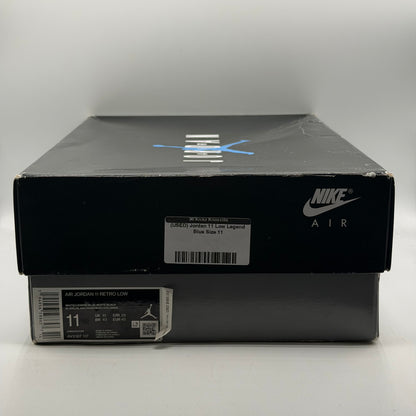 (USED) Jordan 11 Low Legend Blue Size 11