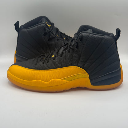 (USED) Jordan 12 Retro Black University Gold Size 11