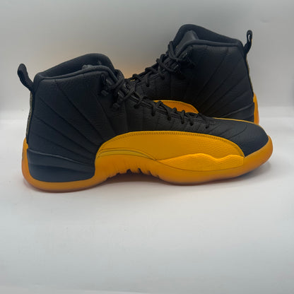 (USED) Jordan 12 Retro Black University Gold Size 11