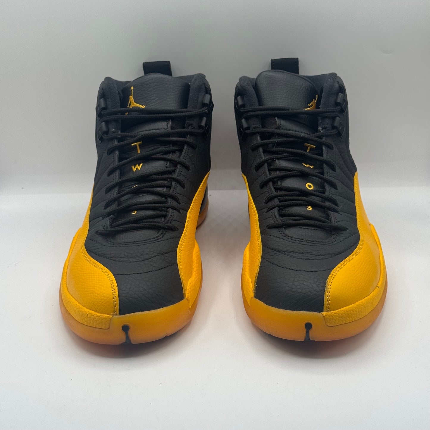 (USED) Jordan 12 Retro Black University Gold Size 11