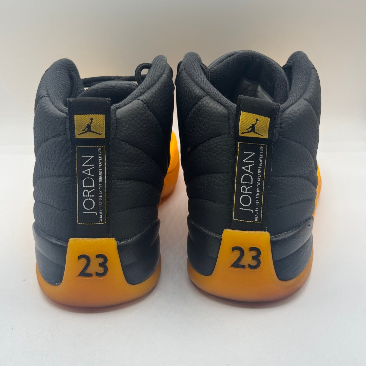 (USED) Jordan 12 Retro Black University Gold Size 11
