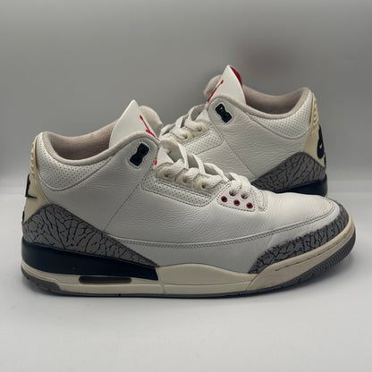 (USED) Jordan 3 Retro White Cement Reimagined Size 11
