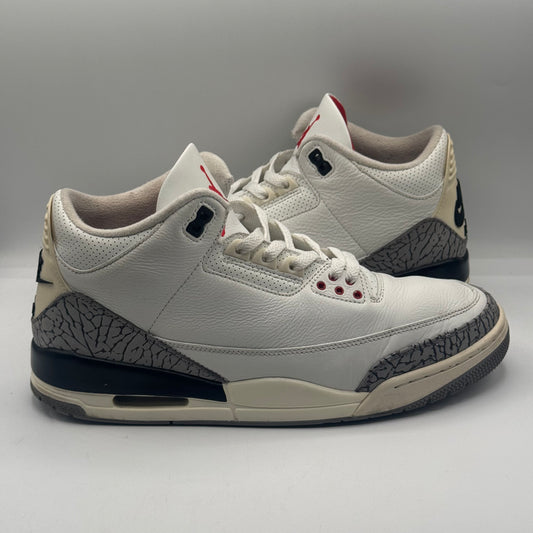 (USED) Jordan 3 Retro White Cement Reimagined Size 11