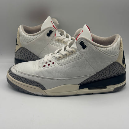 (USED) Jordan 3 Retro White Cement Reimagined Size 11