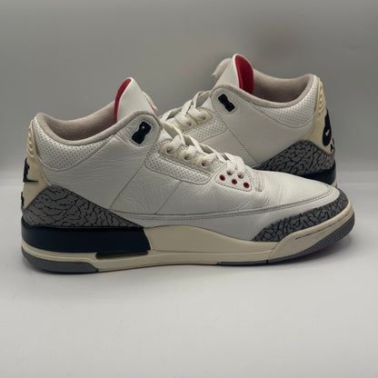 (USED) Jordan 3 Retro White Cement Reimagined Size 11