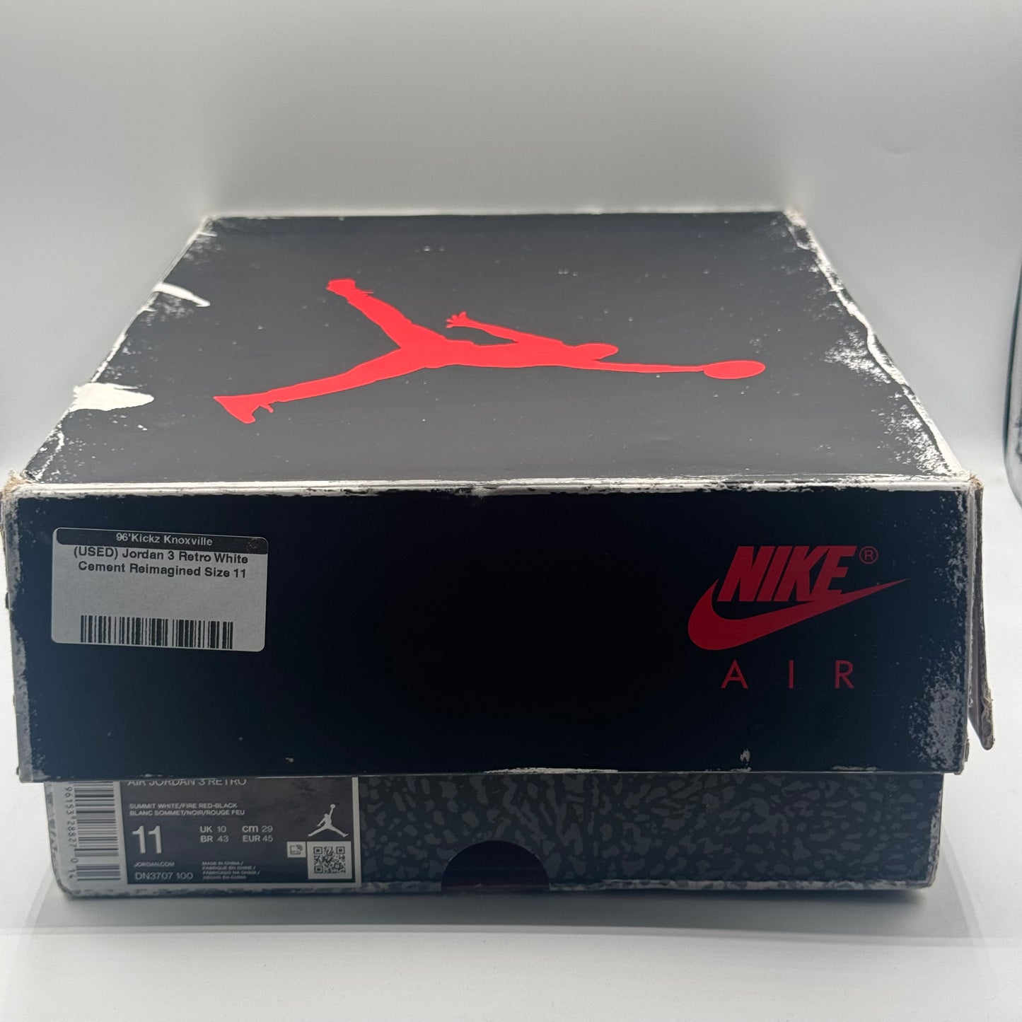 (USED) Jordan 3 Retro White Cement Reimagined Size 11