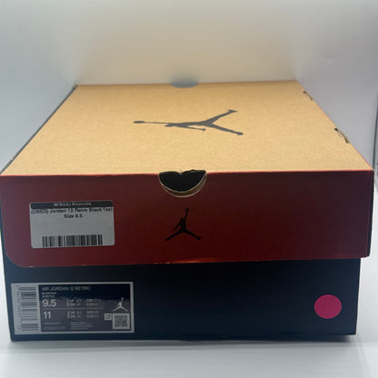 (USED) Jordan 12 Retro Black Taxi Size 9.5