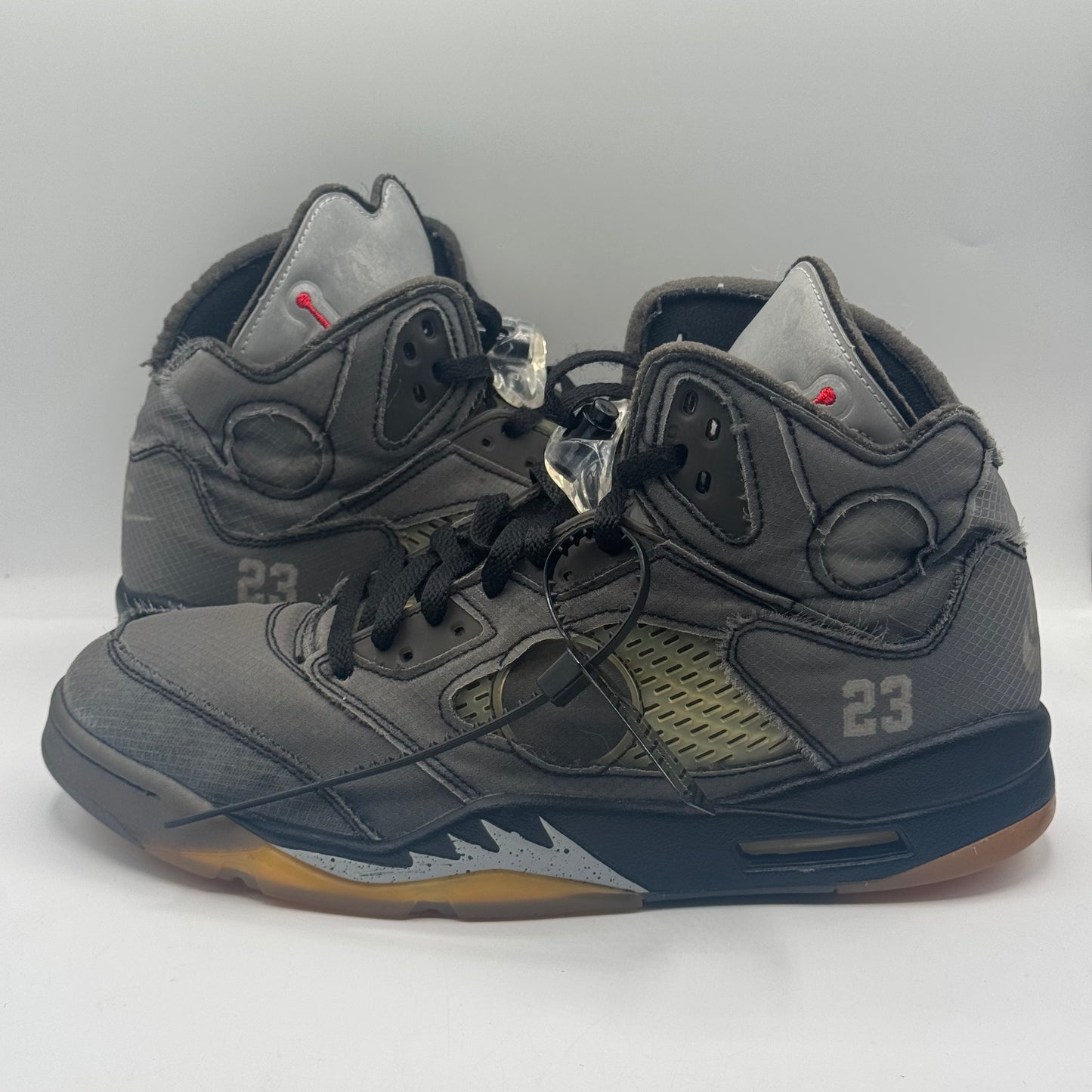 (USED NO EXTRA LACES) Jordan 5 Retro Off-White Muslin Size 12