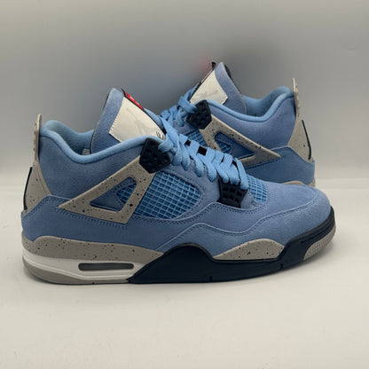 (USED) Jordan 4 Retro University Blue Size 8