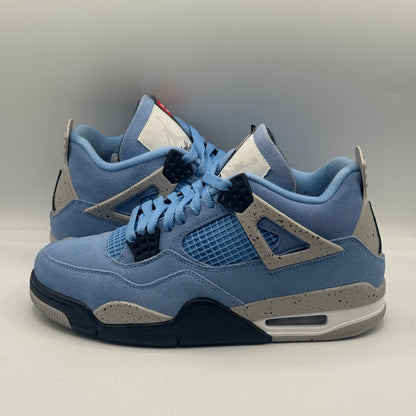 (USED) Jordan 4 Retro University Blue Size 8