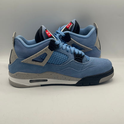 (USED) Jordan 4 Retro University Blue Size 8