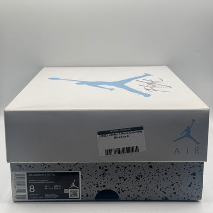 (USED) Jordan 4 Retro University Blue Size 8