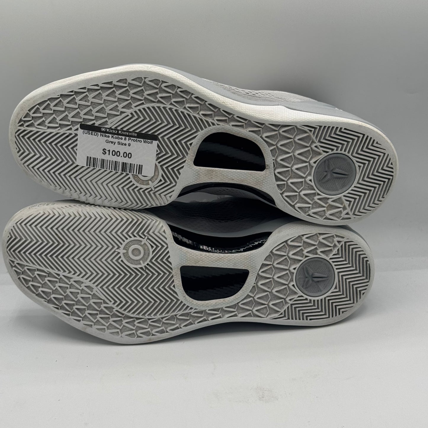 (USED) Nike Kobe 8 Protro Wolf Grey Size 9