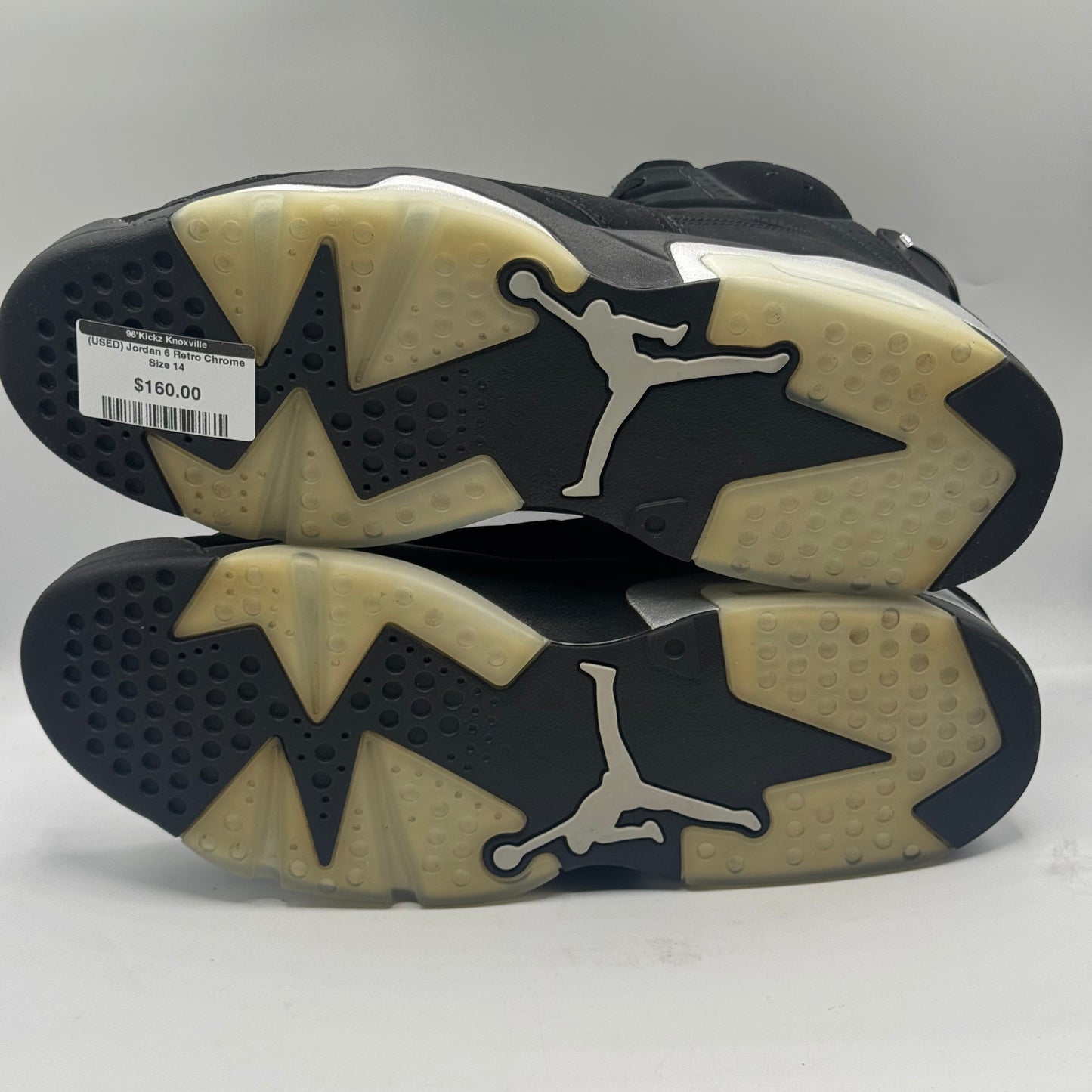 (USED) Jordan 6 Retro Chrome Size 14