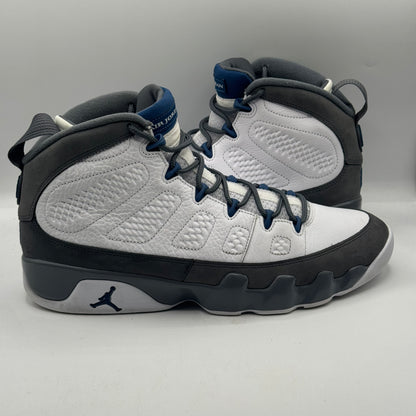 (USED NO BOX) Jordan 9 Retro Flint Grey French Blue (2026) Size 11.5