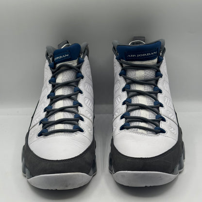 (USED NO BOX) Jordan 9 Retro Flint Grey French Blue (2026) Size 11.5