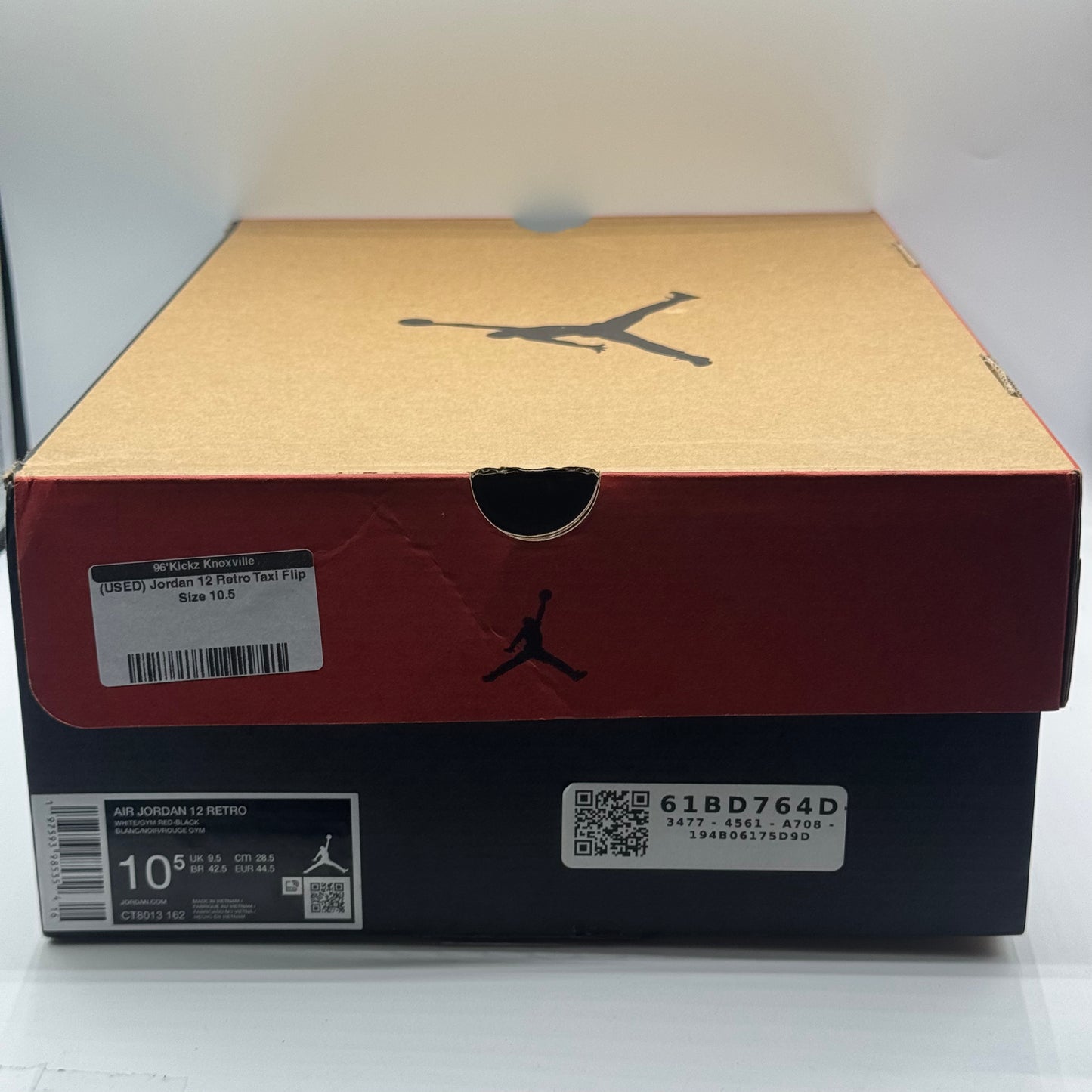 (USED) Jordan 12 Retro Taxi Flip Size 10.5