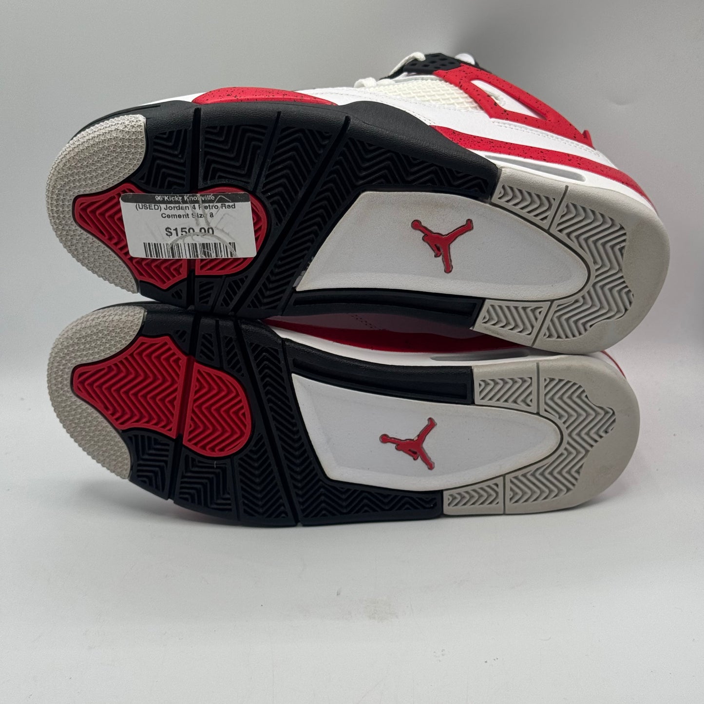 (USED) Jordan 4 Retro Red Cement Size 8