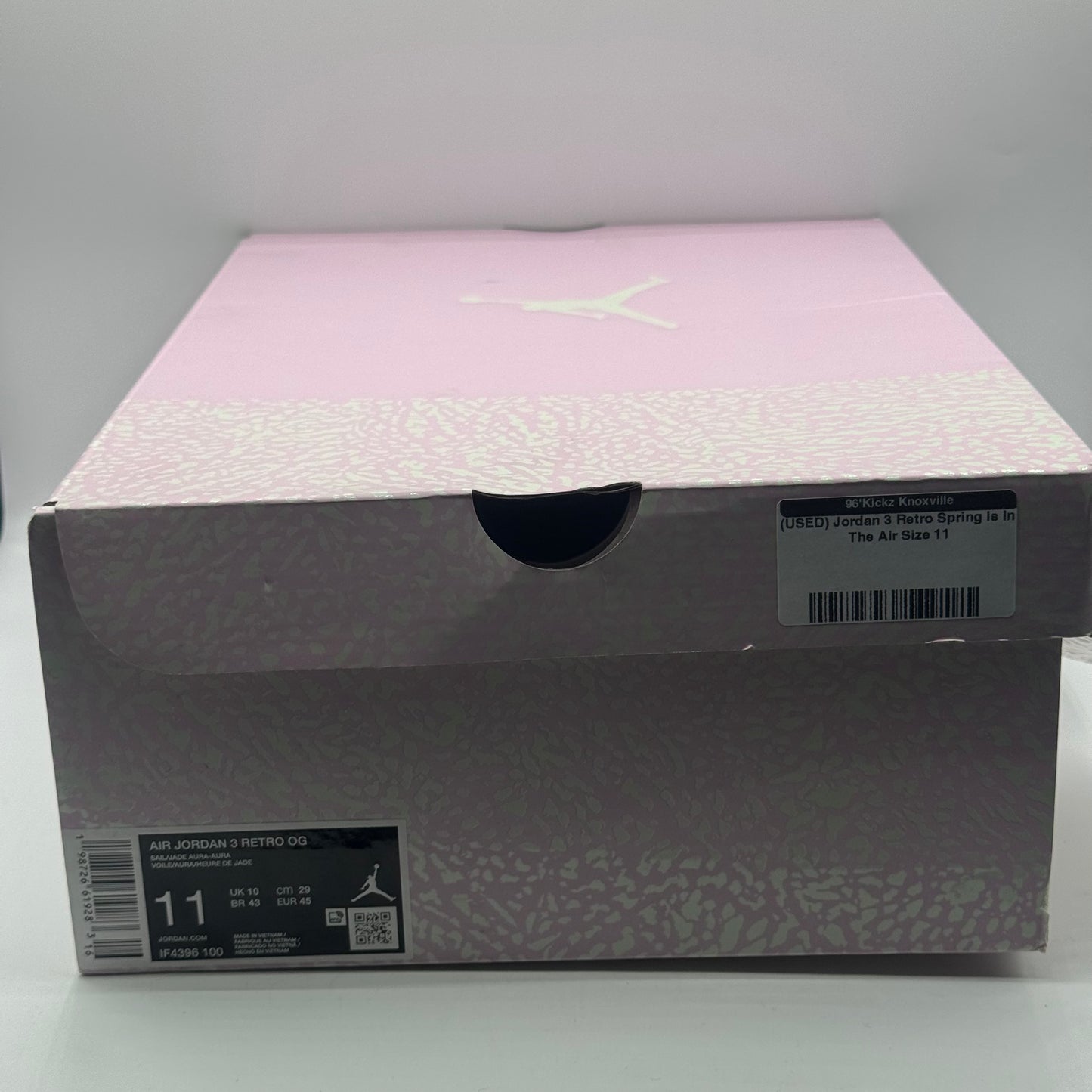 (USED) Jordan 3 Retro Spring Is In The Air Size 11
