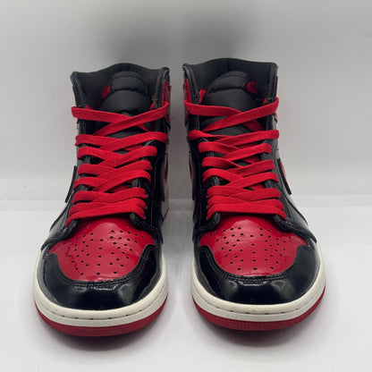 (USED REP BOX) Jordan 1 High Patent Bred Size 9