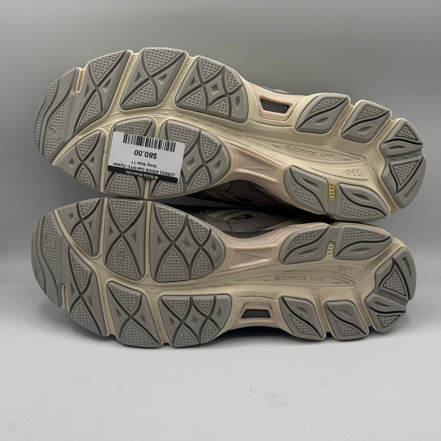 (USED) ASICS Gel-NYC Oyster Grey Size 11