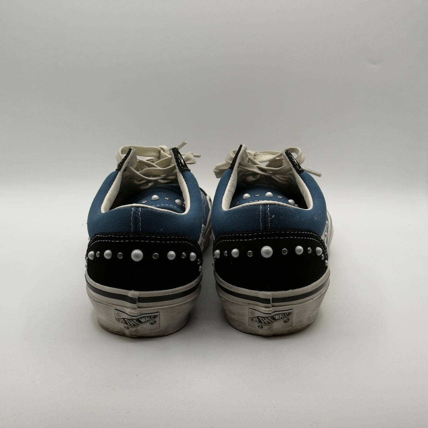 (USED) Vans LX Old Skool 36 Pearlized Pack Black Navy Size 10