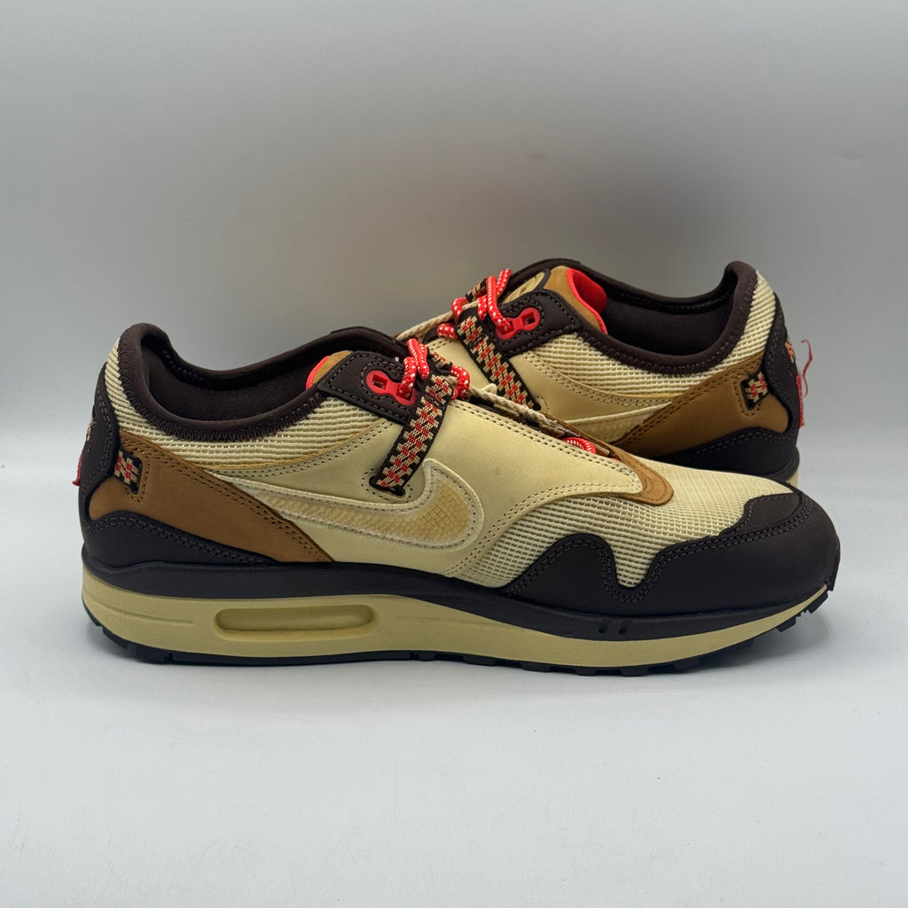 (USED REP BOX) Nike Air Max 1 Travis Scott Cactus Jack Baroque Brown Size 9
