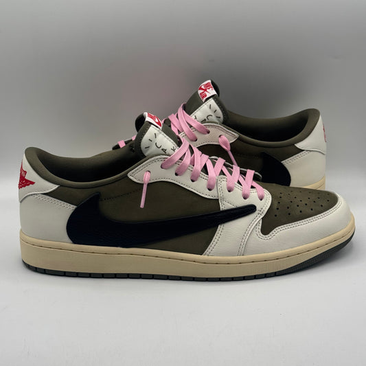 (WORN ONCE) Jordan 1 Retro Low OG SP Travis Scott Medium Olive Size 12