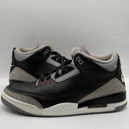 (USED) Jordan 3 Retro OG Black Cement (2024) Size 10.5
