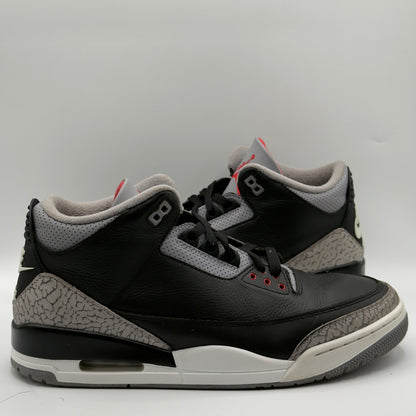 (USED) Jordan 3 Retro OG Black Cement (2024) Size 10.5