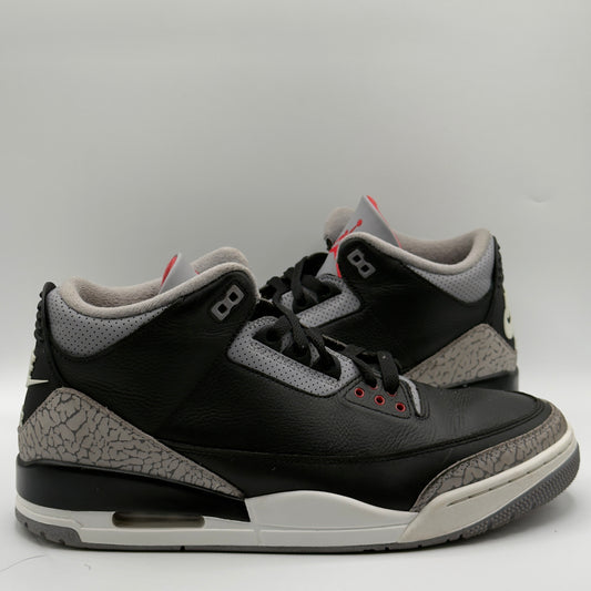 (USED) Jordan 3 Retro OG Black Cement (2024) Size 10.5