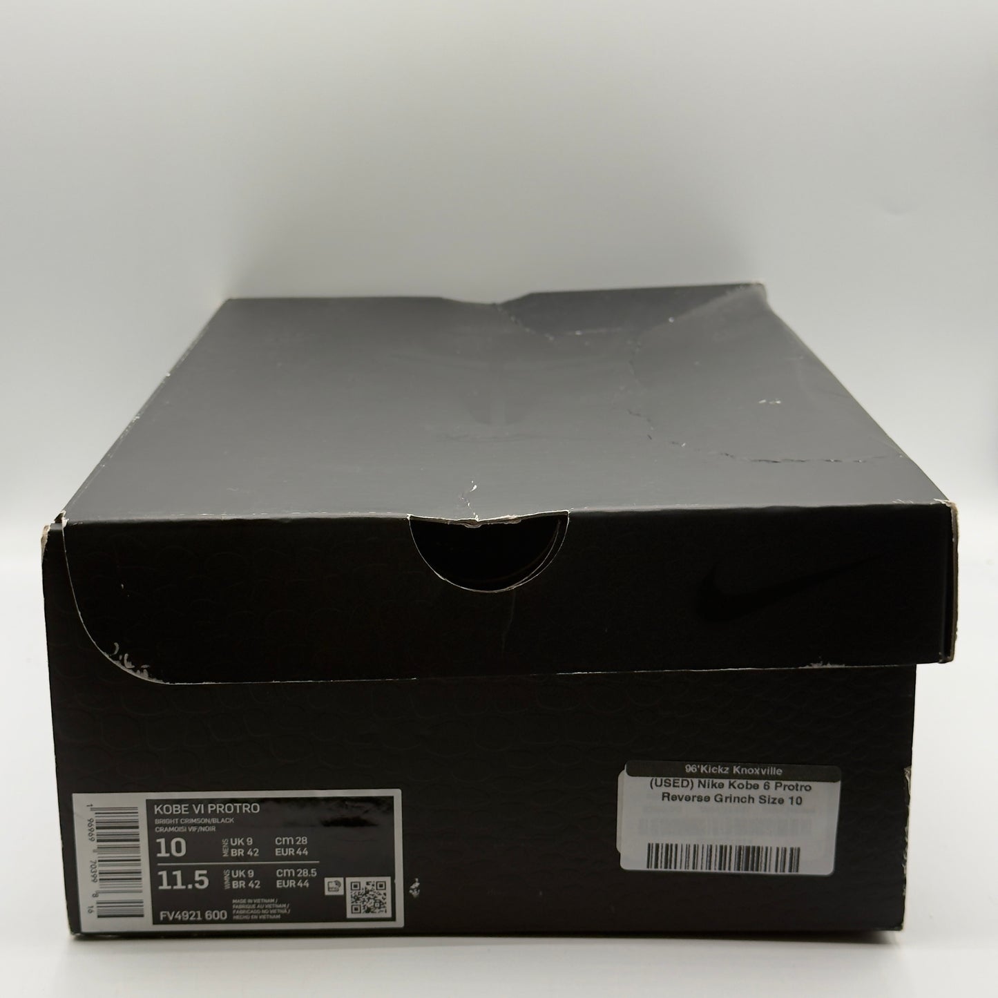(USED) Nike Kobe 6 Protro Reverse Grinch Size 10