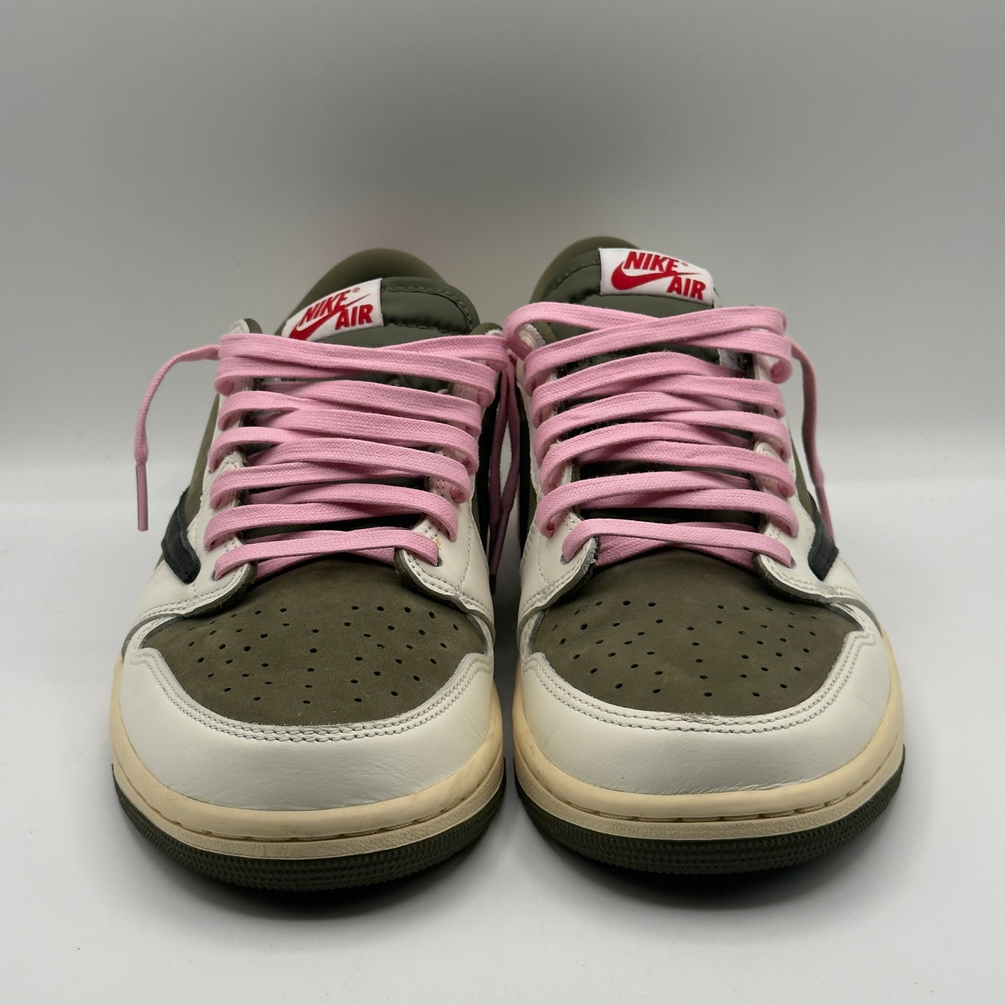 (USED) Jordan 1 Retro Low OG SP Travis Scott Medium Olive Size 10