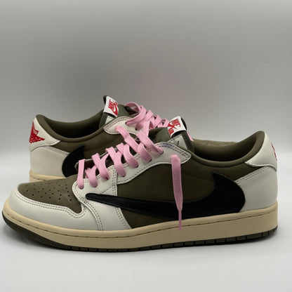 (USED) Jordan 1 Retro Low OG SP Travis Scott Medium Olive Size 10