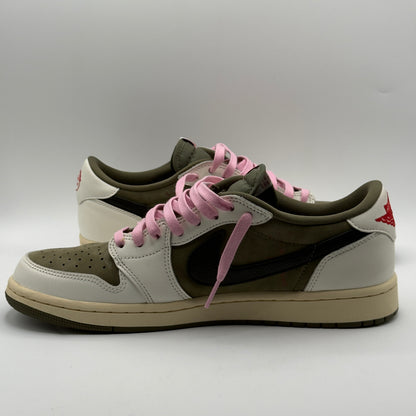 (USED) Jordan 1 Retro Low OG SP Travis Scott Medium Olive Size 10