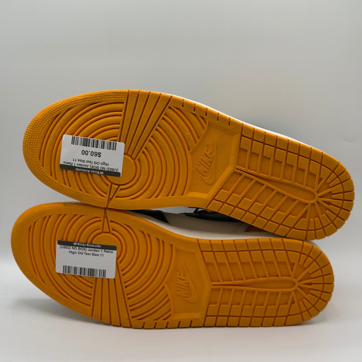 (USED NO BOX) Jordan 1 Retro High OG Taxi Size 11
