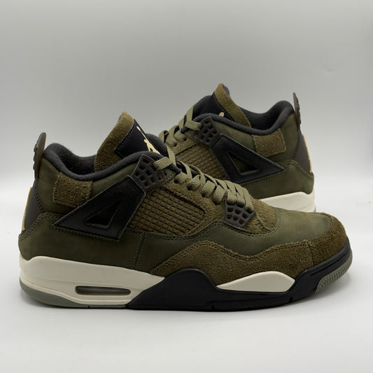 (USED NO BOX) Jordan 4 Retro SE Craft Olive Size 9.5