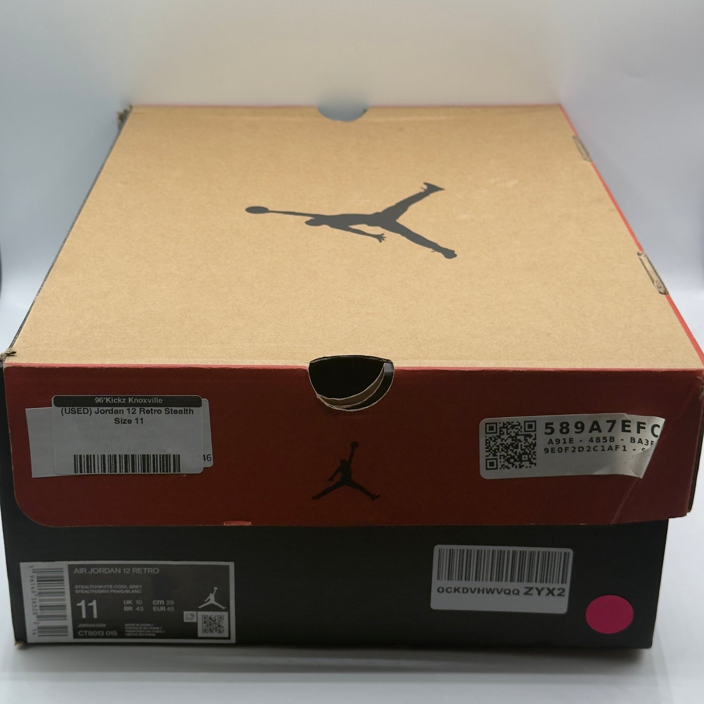 (USED) Jordan 12 Retro Stealth Size 11