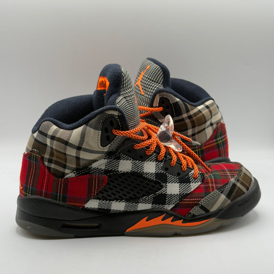 (USED NO BOX) Jordan 5 Retro Plaid (GS) Size 7Y
