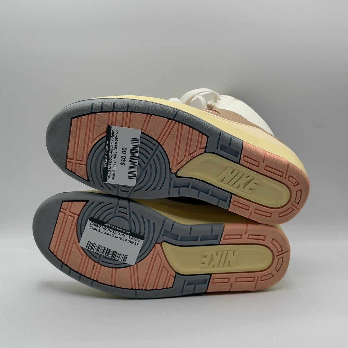 (USED NO BOX) Jordan 2 Retro Craft Sunset Haze (W) 6.5W/ 5Y