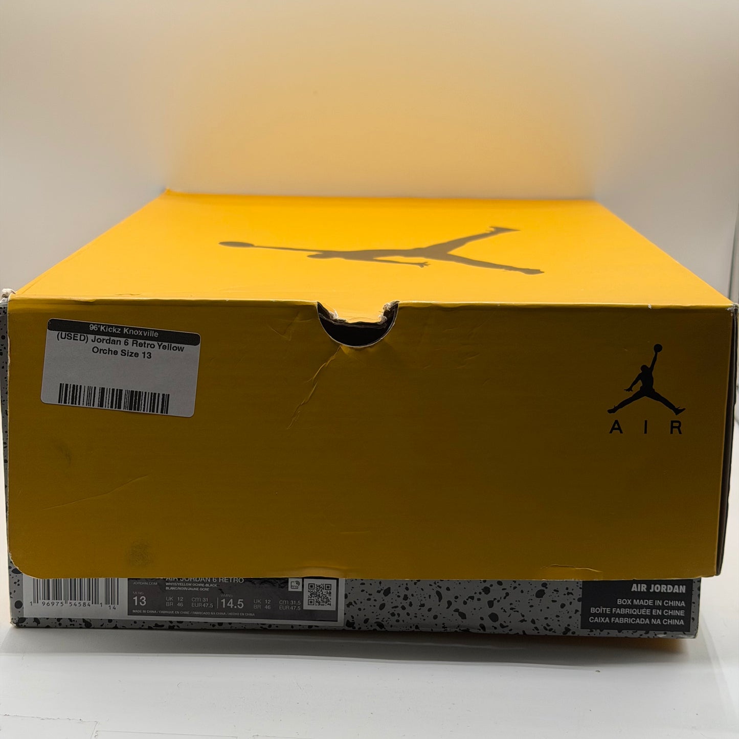 (USED) Jordan 6 Retro Yellow Orche Size 13