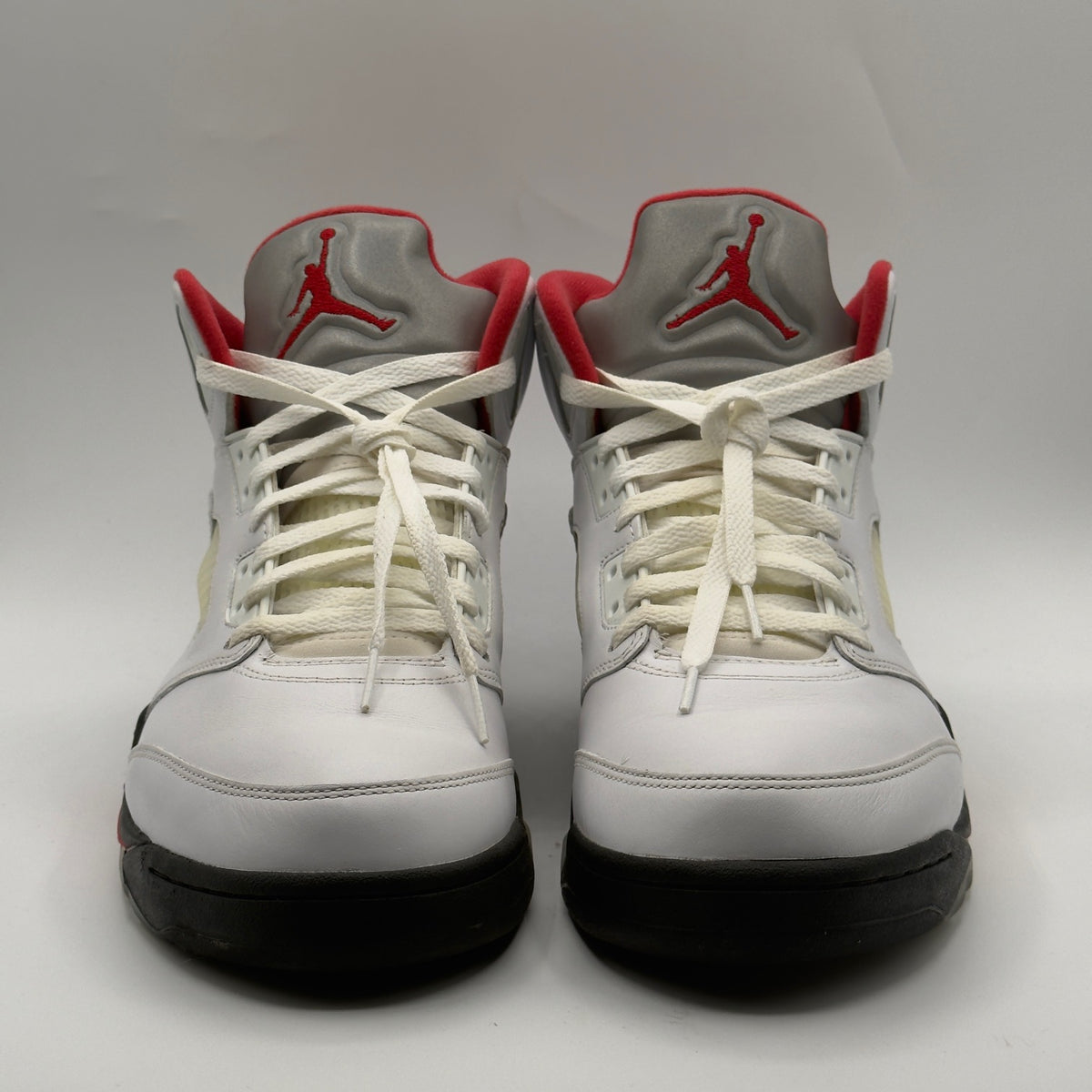 (USED) Jordan 5 Retro Fire Red Silver Tongue 2020 Size 11