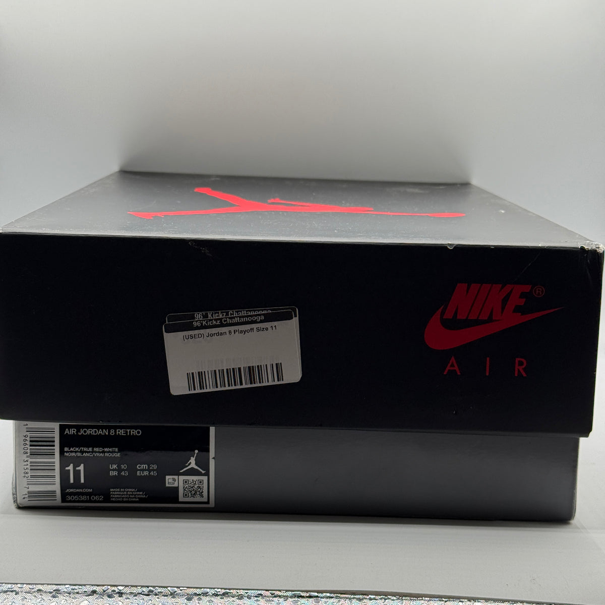 (USED) Jordan 8 Playoff Size 11
