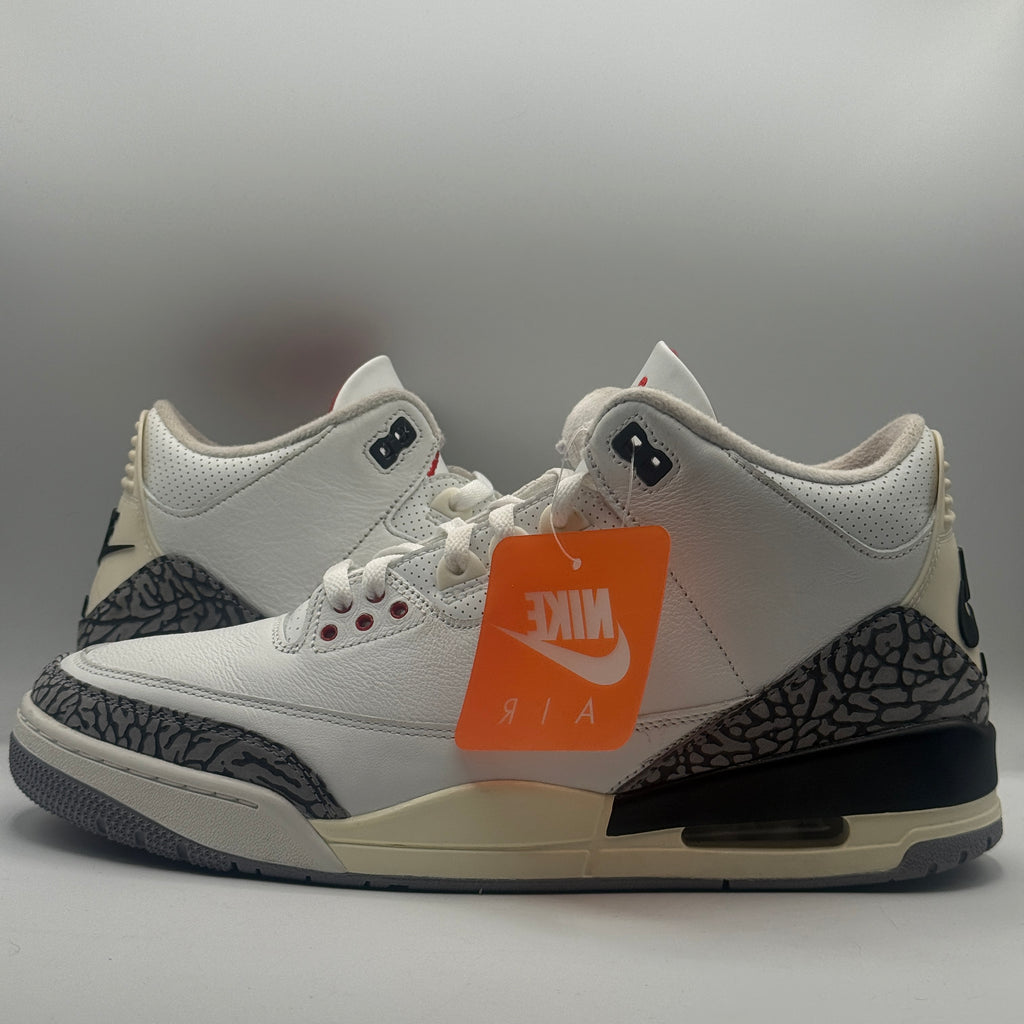 (USED) Jordan 3 White Cement Reimagined Size 12