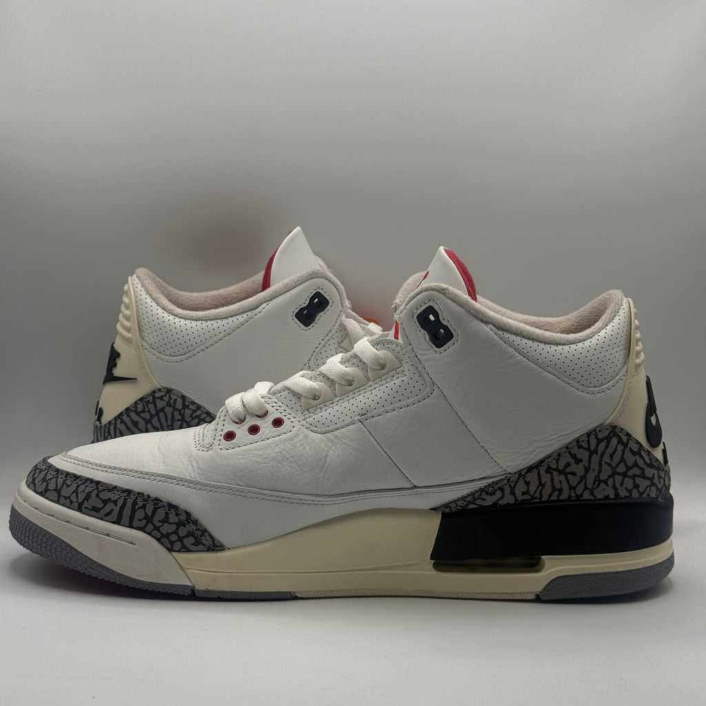 (USED) Jordan 3 White Cement Reimagined Size 12