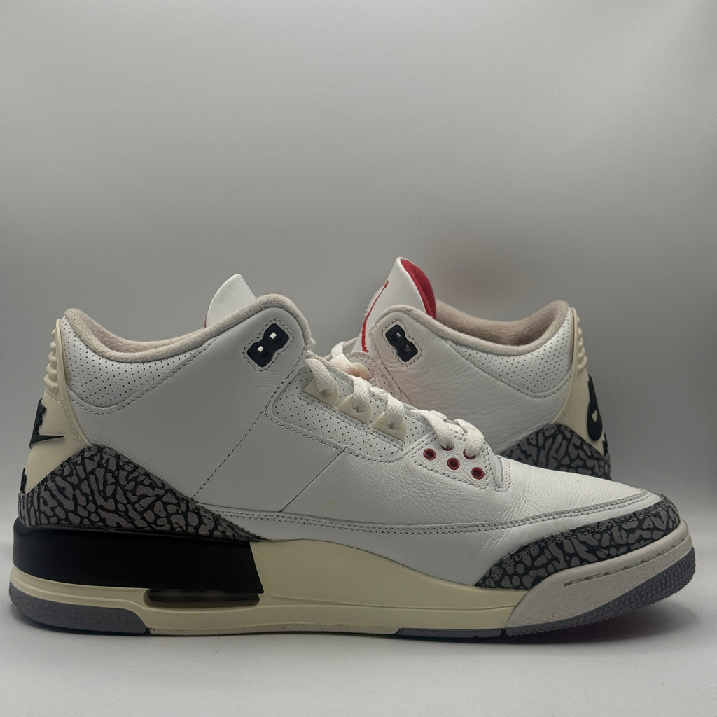 (USED) Jordan 3 White Cement Reimagined Size 12