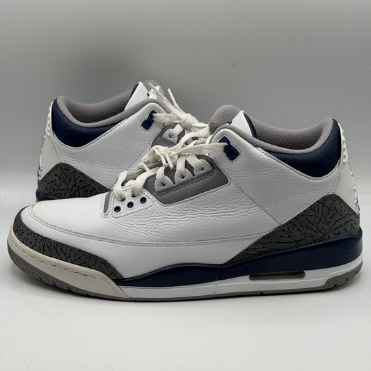 (USED) Jordan 3 Retro Midnight Navy Size 11