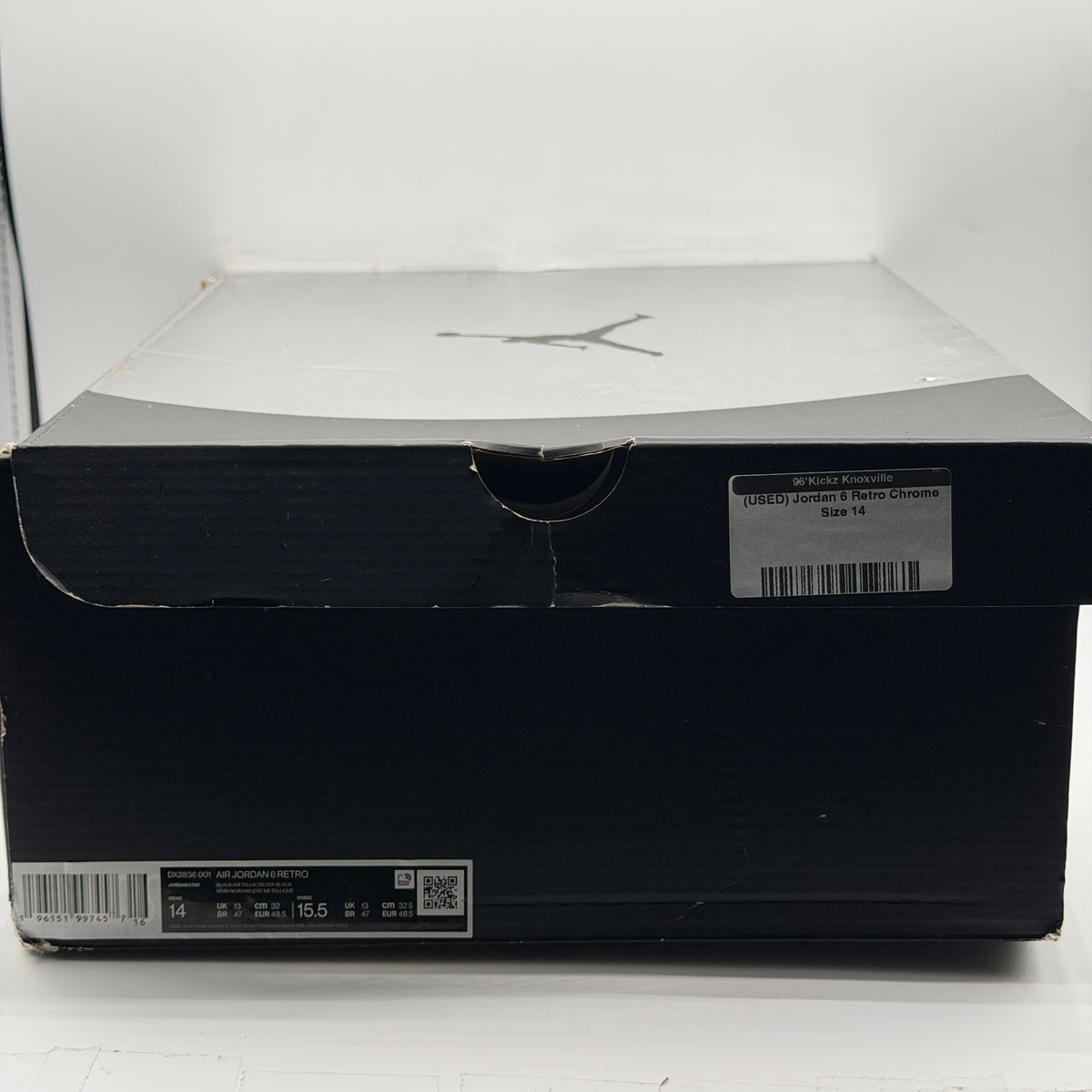 (USED) Jordan 6 Retro Chrome Size 14